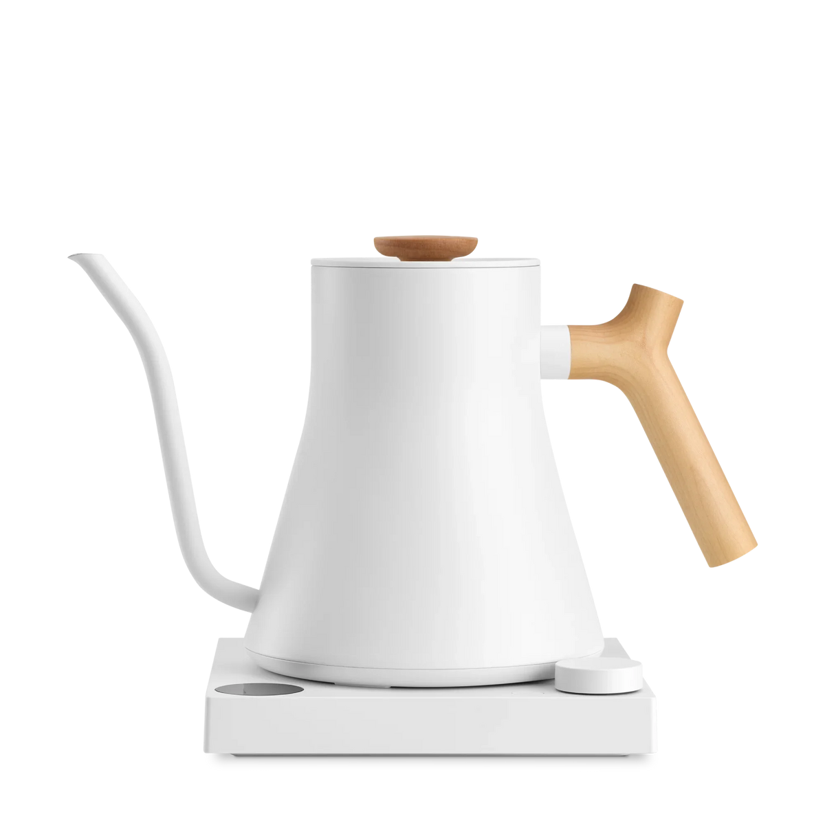 Stagg EKG Pro Electric Kettle - Stagg EKG Pro Electric Kettle - Matte White + Maple | Fellow