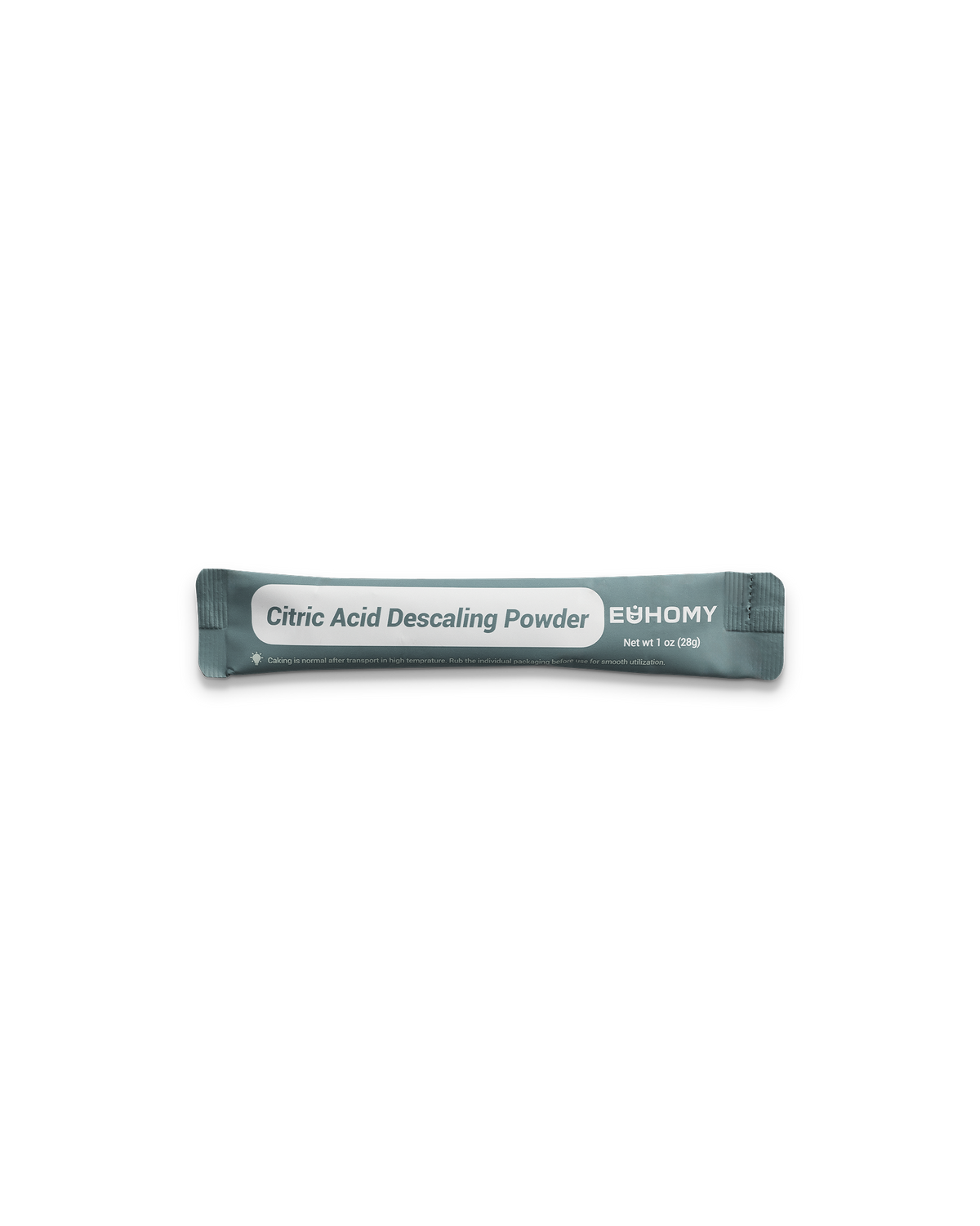 A packet labeled Fellow Series 1 Descaling Powder on a white background.