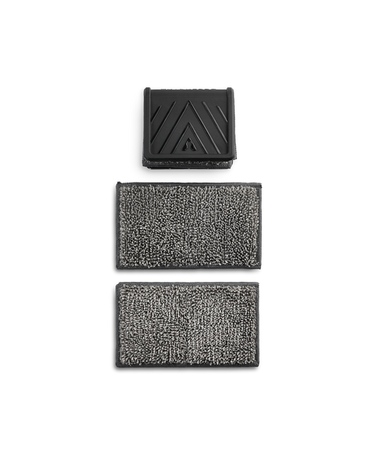 Fellow Artpresso Steam Wand Cleaning Tool with two stacked microfiber cleaning pads.