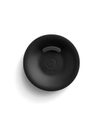 Fellow Series 1 Backflush Disc, black and circular with a small slit, viewed from above.